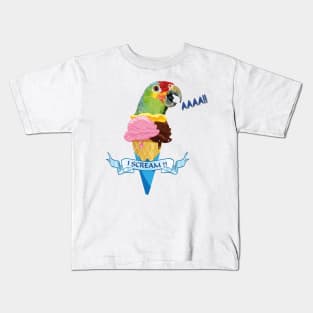 Red-lored Parrot Kids T-Shirt